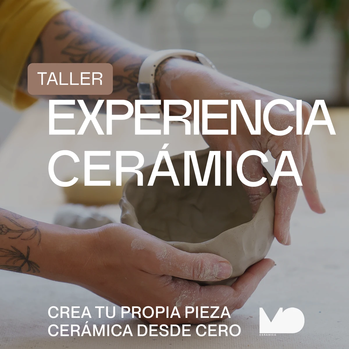 Taller experiencia con la cerámica