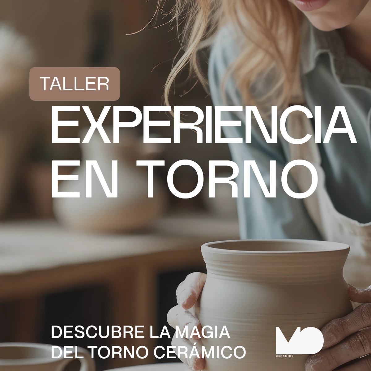 Taller experiencia en torno cerámico en Alicante