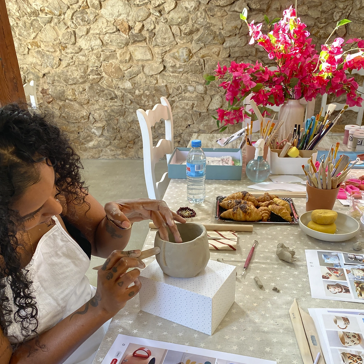 celebraciones privadas en taller de cerámica en Alicante